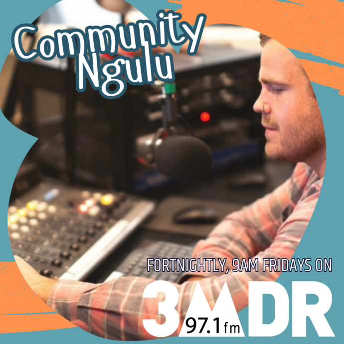 Community Ngulu: Nelson Aldridge at the mic